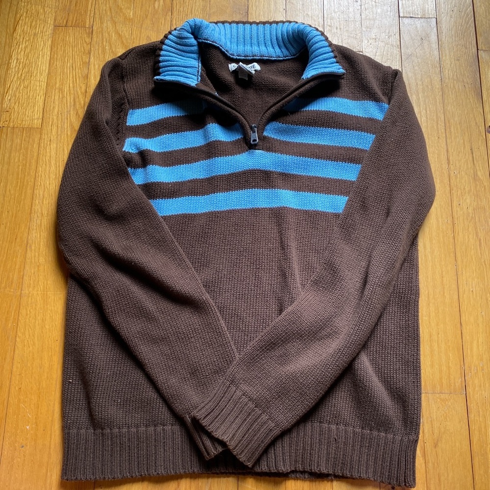 Quarter Zip Polo Sweatshirt